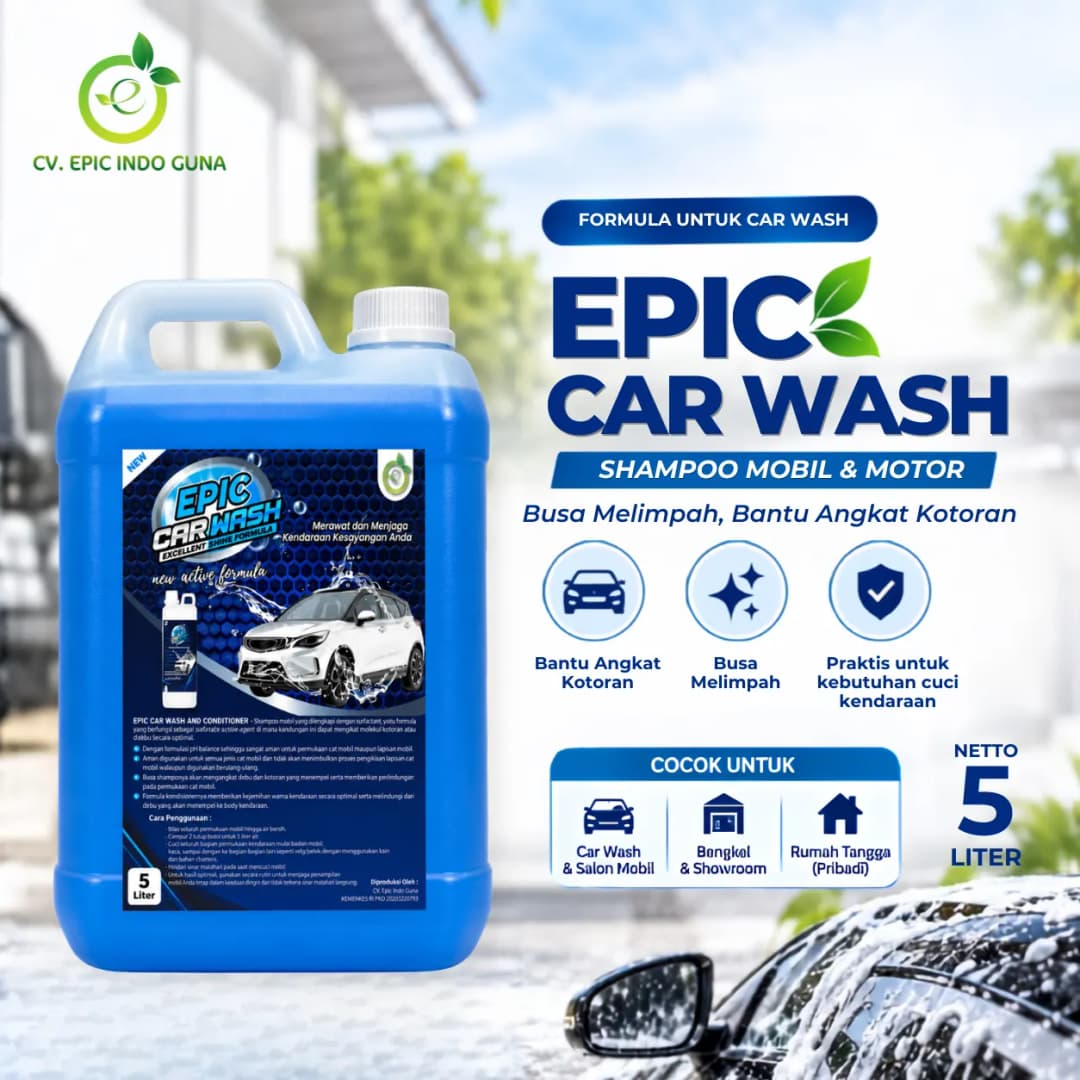 EPIC Car Wash Jerigen 5 Liter